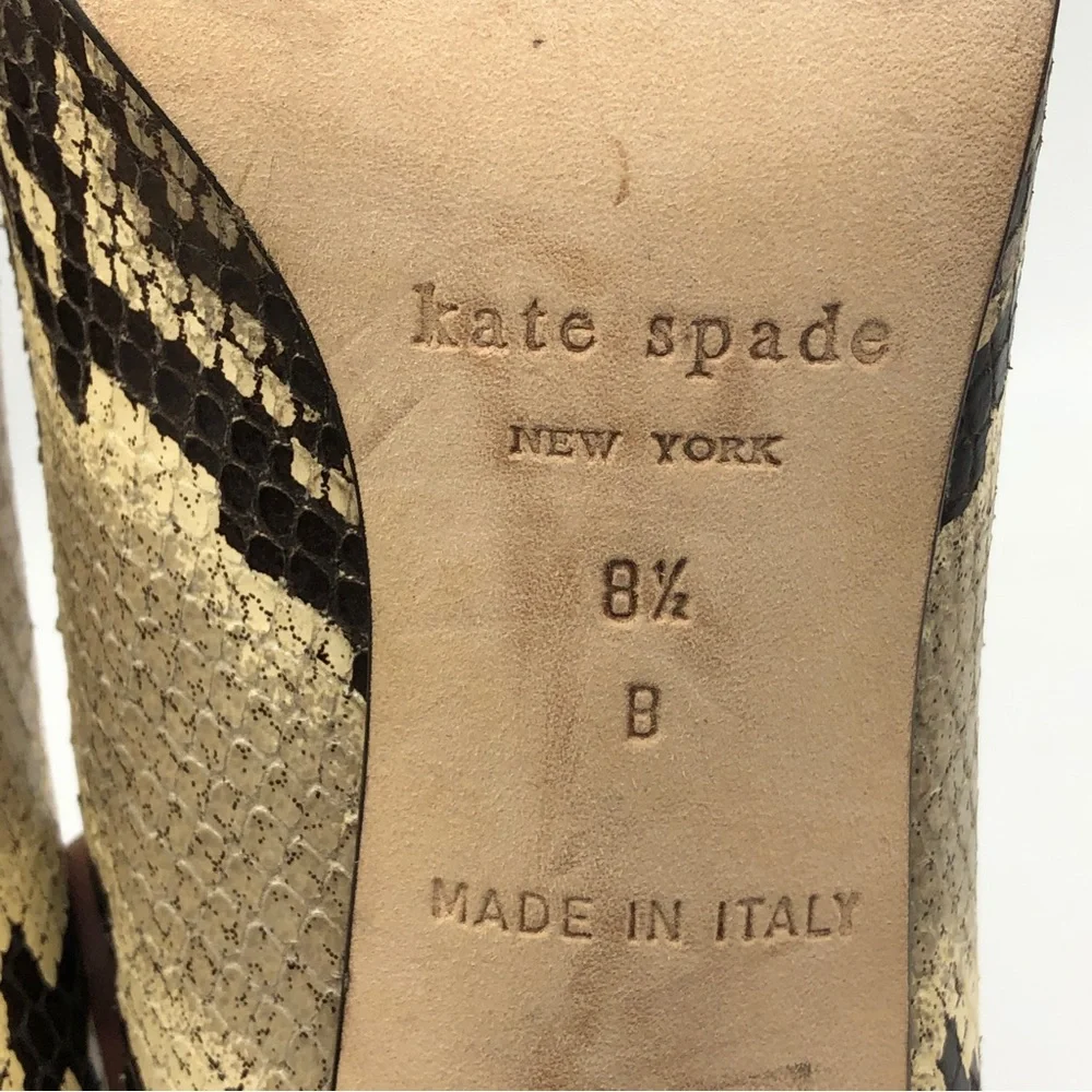 Kate Spade Snakeskin Heels